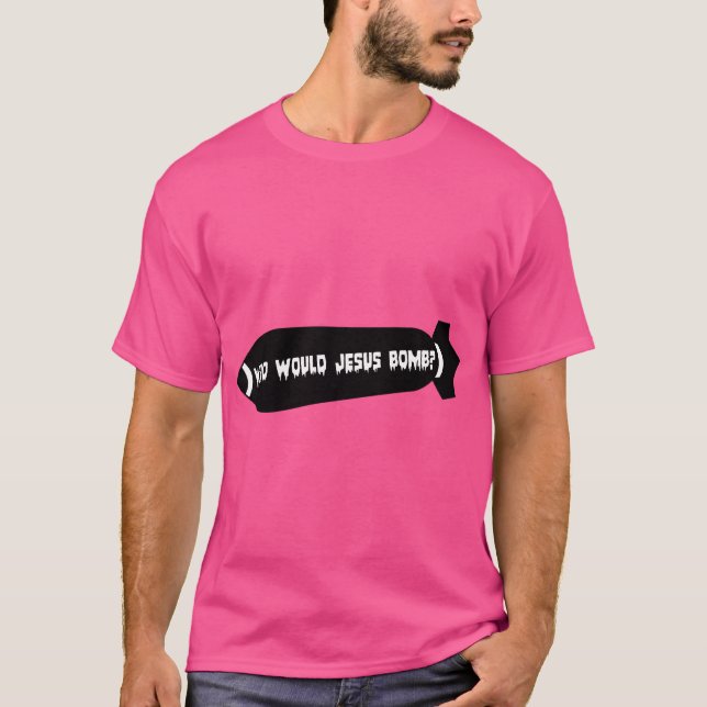 Vem skulle Jesus Bomb? T Shirt (Framsida)