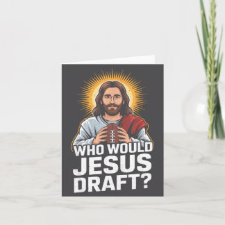Vem skulle Jesus drafta Rolig Fantasy Football Jes Kort