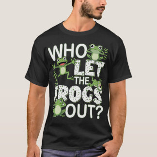 Vem släppte ut grodorna amfibieälskare grodägare t shirt