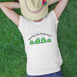 Vem släppte ut grodorna? tröja