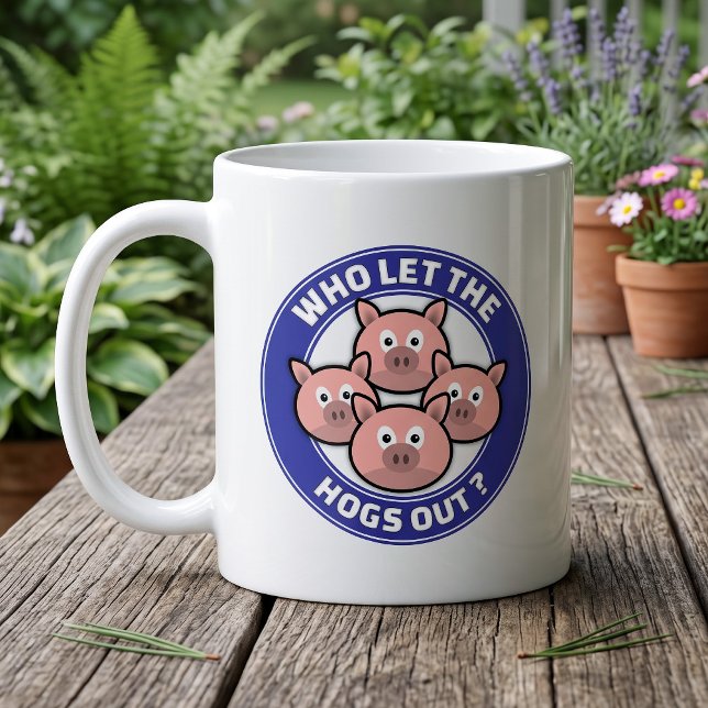 Vem släppte ut svinen - Rolig retro sångparodi Mugg (Skapare uppladdad)