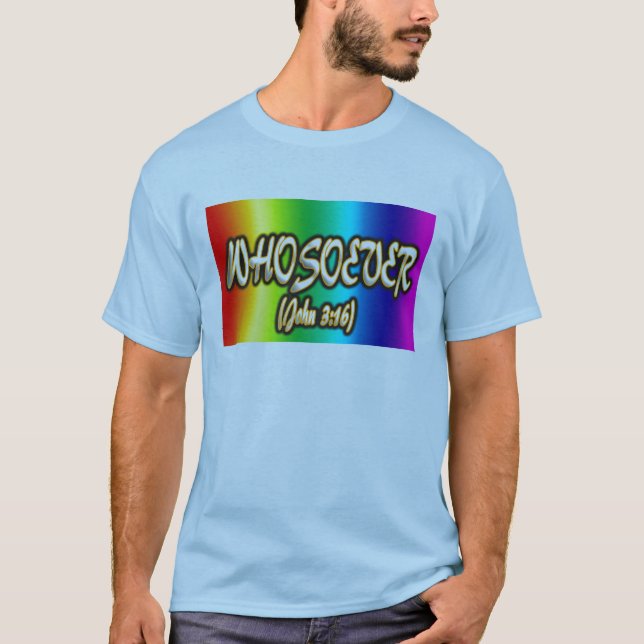 VEM-SOEVER JOHN 3:16 T SHIRT (Framsida)