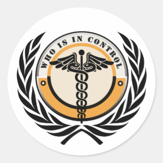 Vem som befinner sig i Control Sticker Runt Klistermärke