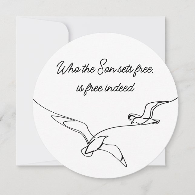 Vem som friger är i själva verket en bibelverse kort (Framsida)