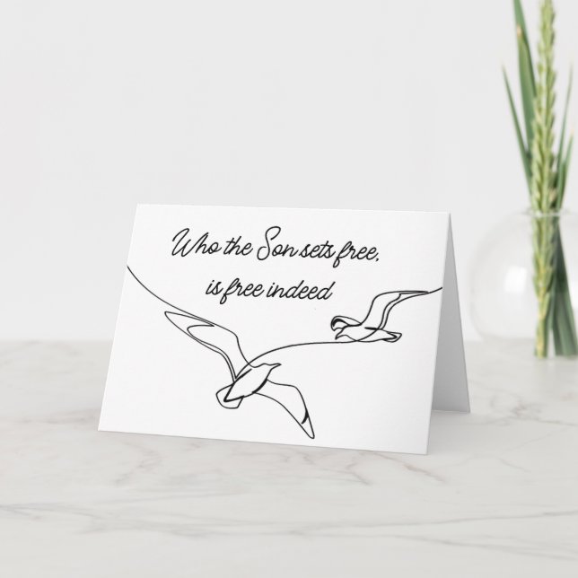 Vem som friger är i själva verket en bibelverse kort (Framsida)