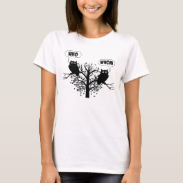 Vem som grammatikhumorugglor tee shirt