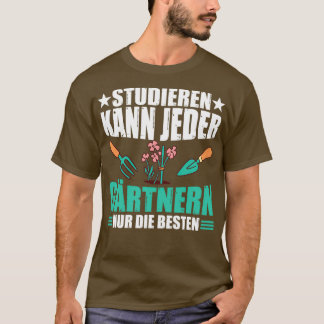 Vem som helst kan bara studera  den bästa trädgård t shirt