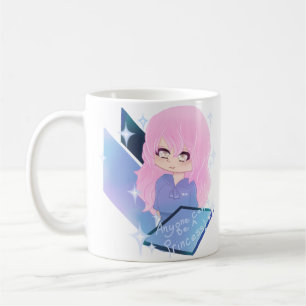 Vem som helst kan vara prinsessa kaffemugg