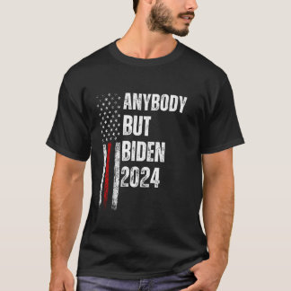 Vem som helst, men Biden Funny Val 2024 Vintage Am T Shirt