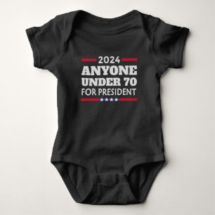 Vem som helst under 70 år till president 2024 t shirt