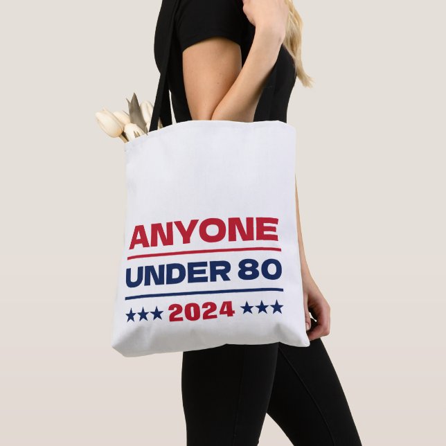Vem som helst under 80-årsjubileum 2024 tygkasse (Närbild)