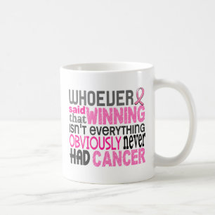 Vem som sade bröstcancer kaffemugg