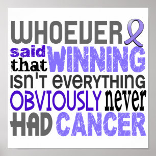 Vem som sade Esophageal cancer Poster