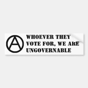 Vem som som de röstar för, oss, är Ungovernable Bildekal