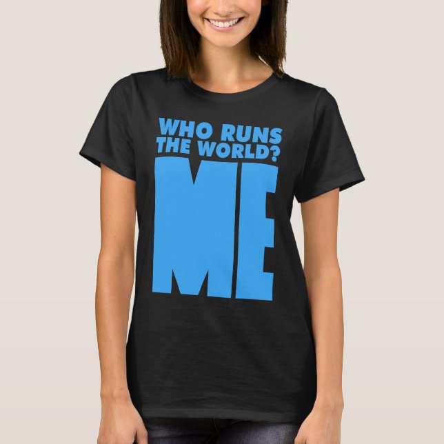 Vem springor världen? t shirt (Framsida)