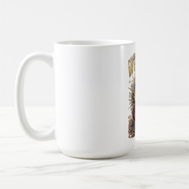 Vem stiger ADOM Drak-T-Shirt Kaffemugg (Vänster)