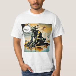 Vem tappade superglimmet t shirt