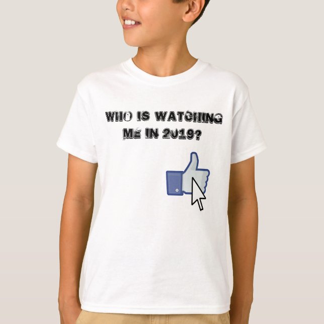 Vem tittar in (år) t shirt (Framsida)