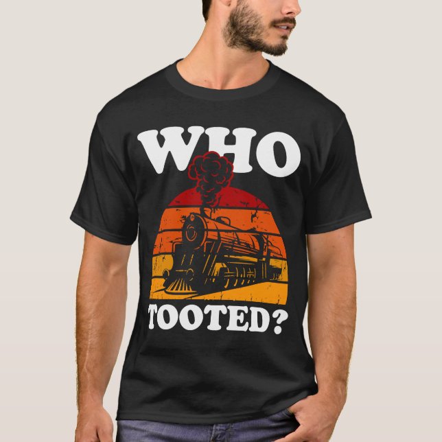 Vem tutade tåget t shirt (Framsida)