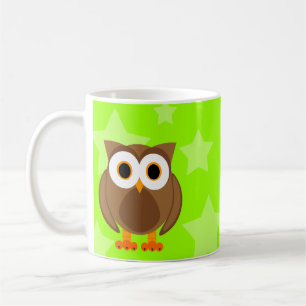 Vem? Uggla under stjärnamuggen Kaffemugg