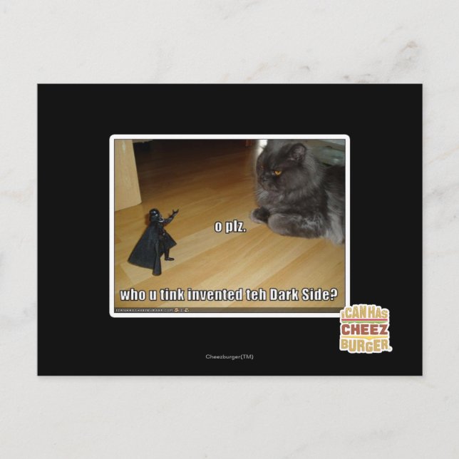 Vem uppfann mörken? vykort (Framsida)