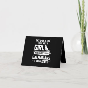 Vem Verkligen älskade Dalmatier Tack Kort
