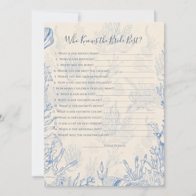 Vem vet bröllopskort inbjudningar (Framsida)