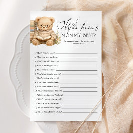 Vem vet mest om mamma Björn Bebisdopp Lek