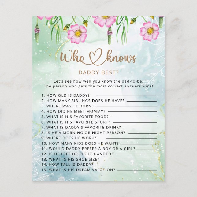 Vem vet pappa bäst, jakt på babybabydusch (Framsida)