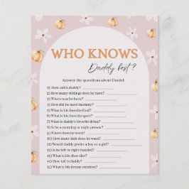 Vem vet vem pappa är Baby Shower Spelkort