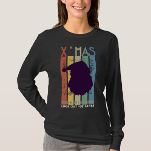Vem vill ha en gåva, titta upp för Santa.b T Shirt