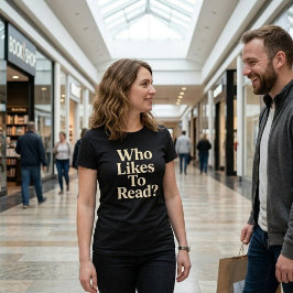 Vem vill läsa? Läsning T Shirt