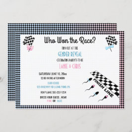Vem vinner på Tävling Gender Reveal Funny Sperm Inbjudningar