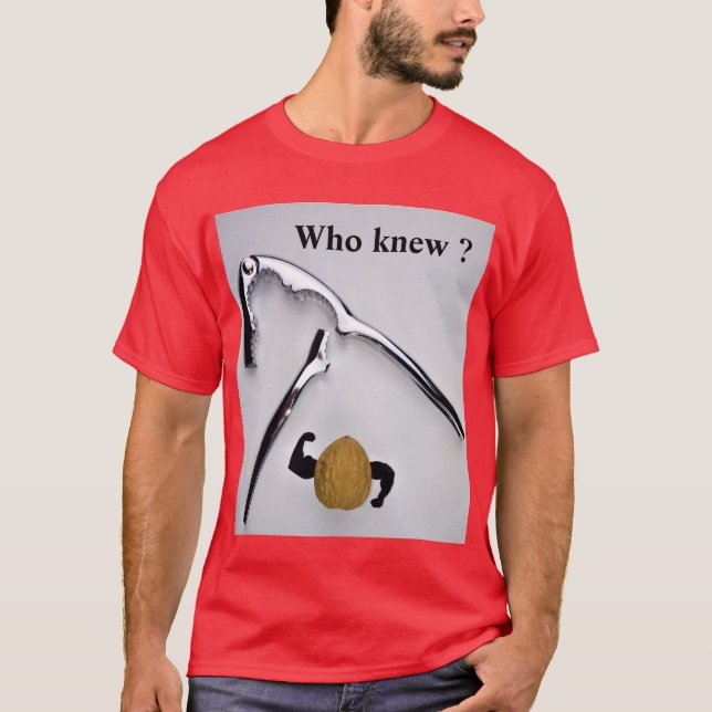 Vem visste? t shirt (Framsida)