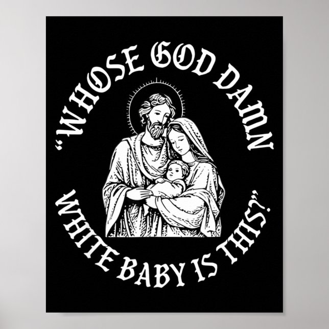 Vems Gud Vita Bebis Är Denna Jul  Poster (Framsidan)