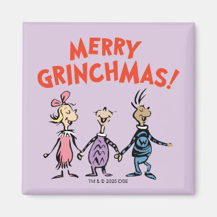 Vems håller hand Glad Grinchmas Magnet
