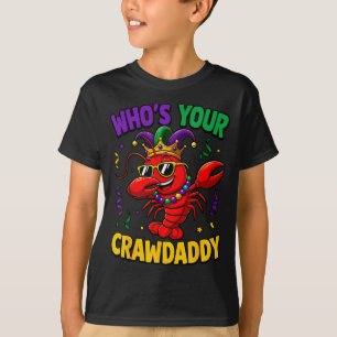 Vems kräftor kräfta narr pärlor rolig mardi t shirt