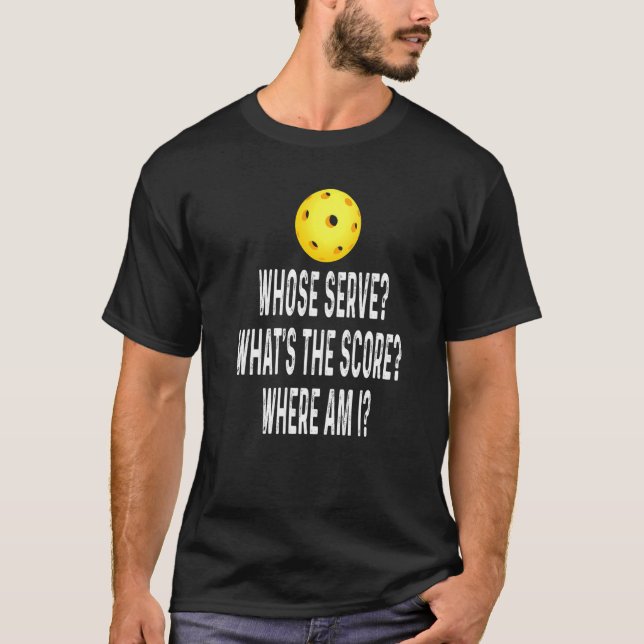 Vems  Pickleball Game Player League Shirt T (Framsida)