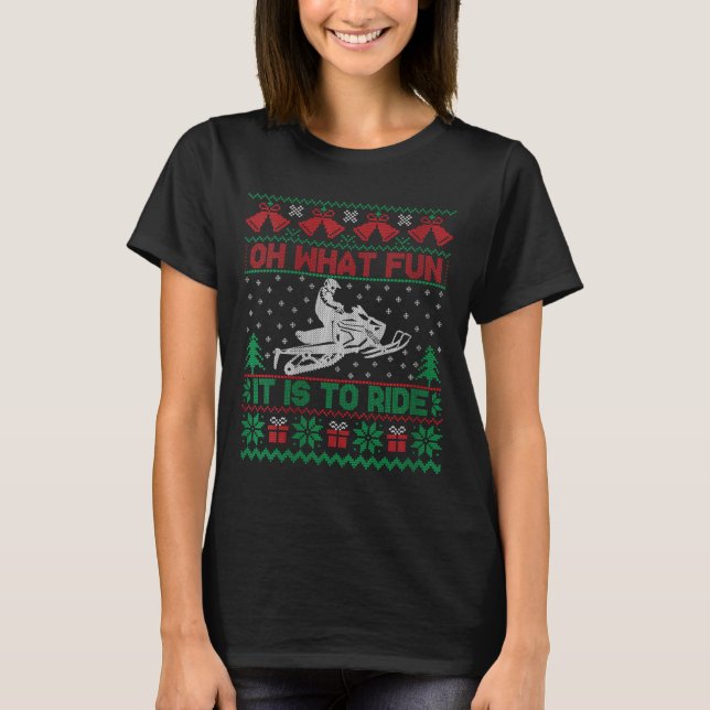 Vems Roligt det är att rida smuts-mobilen Ugly C T Shirt (Framsida)