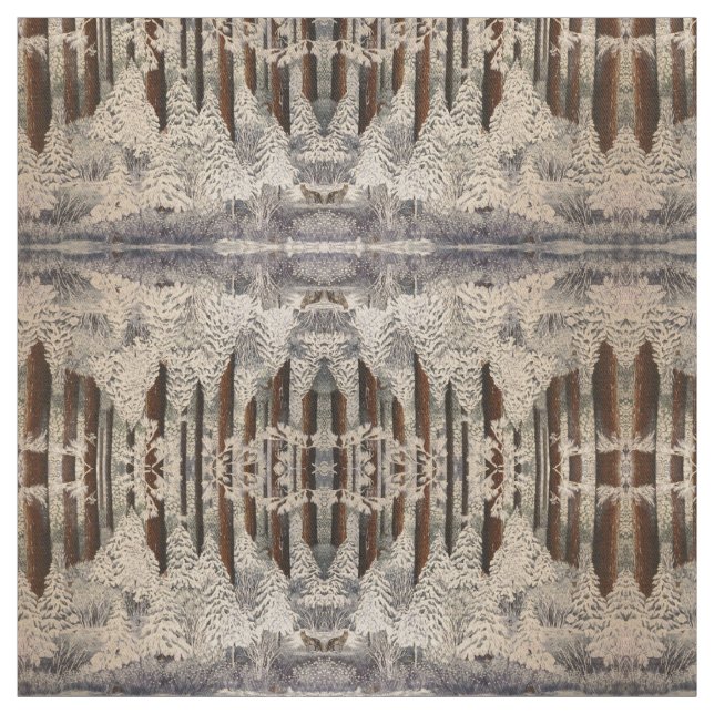 Vems Skogen är det? Jag tänka..Fabric Tyg (Provkarta)