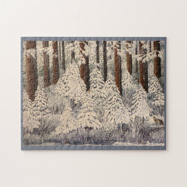 Vems Skogen är det? Jag tänka jag känner...Pussel Pussel (Horisontell)