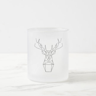 Venado geométrico frostad glasmugg