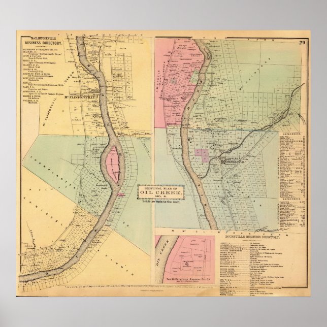 Venango County Pennsylvania, Bäck Crawford County Poster (Framsidan)