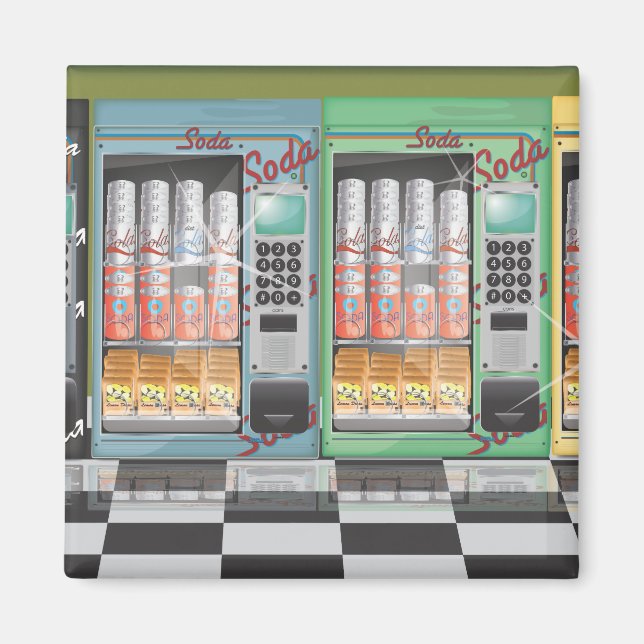 Vending Maskin Magnet (Framsidan)