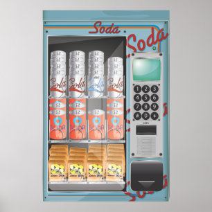Vending Maskin Poster