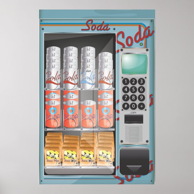 Vending Maskin Poster (Framsidan)