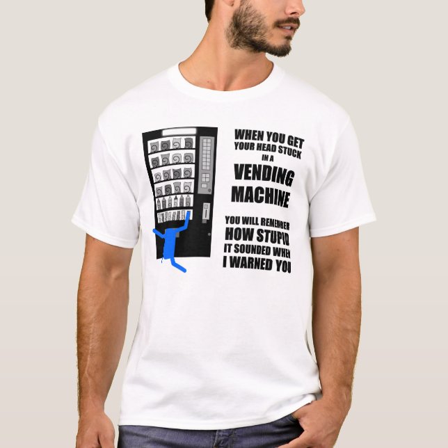 Vending maskin tee shirt (Framsida)