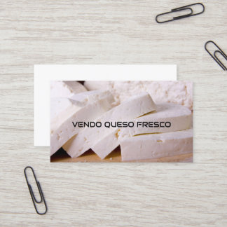 Vendo queso fresco visitkort