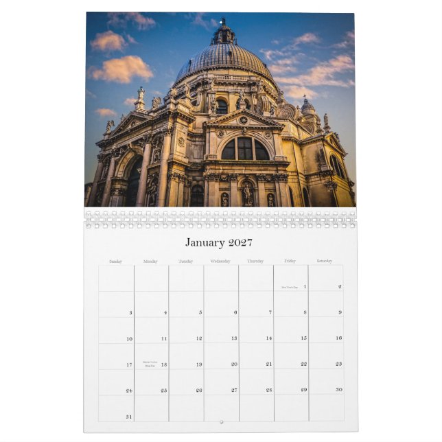 Venedig 2014 kalender (Jan 2027)