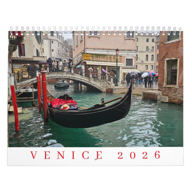 Venedig 2026-kalender kalender (Omslag)